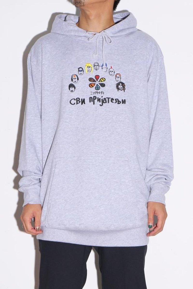 画像1: ミンナトモダチ 刺繍PARKA