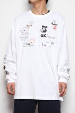 画像19: His scribble  BIG L/S TEE (19)