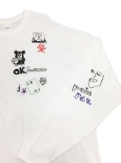 画像2: His scribble  BIG L/S TEE (2)