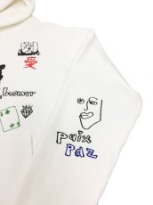 画像16: His scribble hoodie sweatshirt (16)