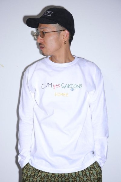 画像1: CUM yes GARCONS  L/S  TEE