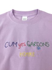 画像8: CUM yes GARCONS  TEE  (マルチカラー刺繍） (8)