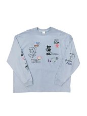 画像10: His scribble  BIG L/S TEE (10)