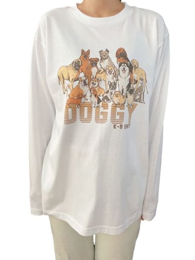 画像1: DOGGY  L/S  TEE