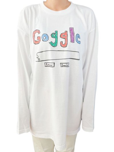 画像1: GOGGLE  L/S  TEE