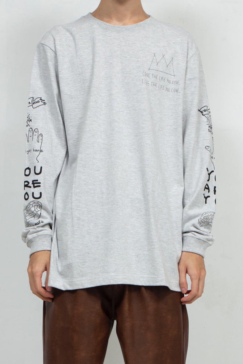 画像1: POSITIVE GRAFFITI L/S TEE
