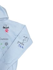 画像8: His scribble hoodie sweatshirt (8)
