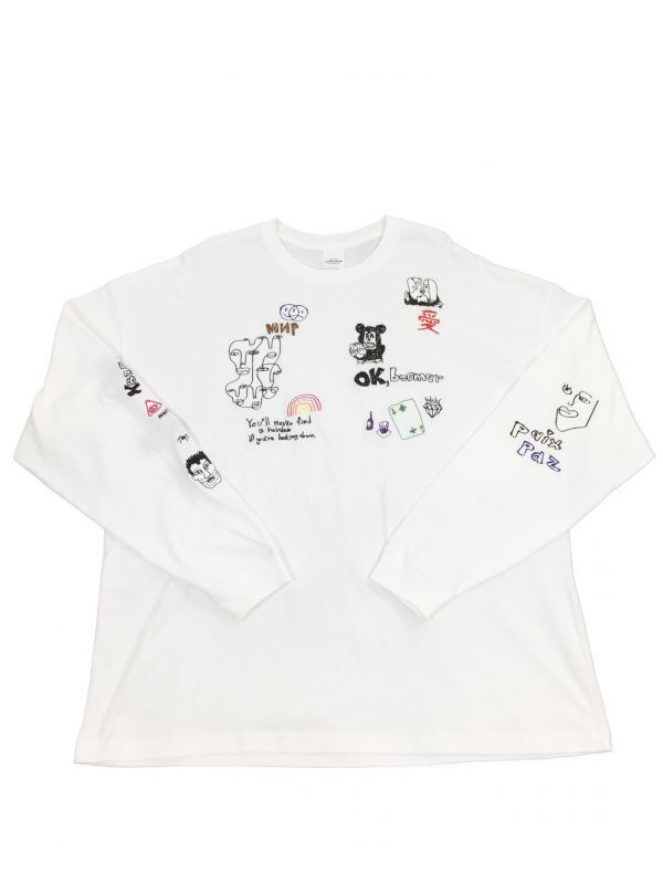 His scribble  BIG L/S TEE